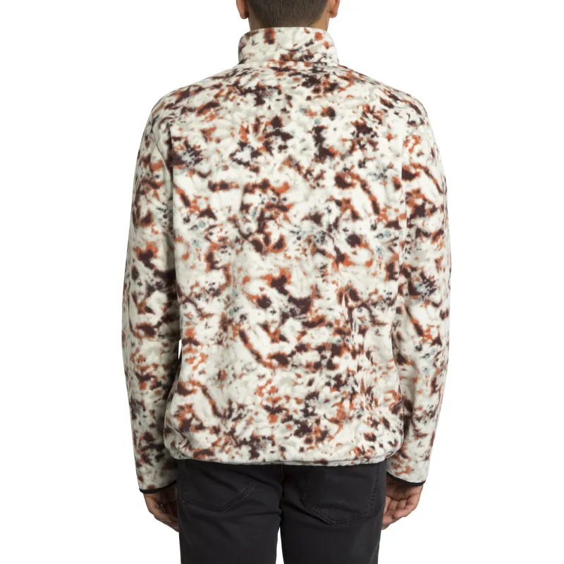 Volcom Atavic Quarter Zip Jacket Rust