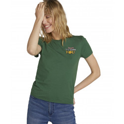 Volcom Stoked On Stone Women's T-Shirt Green