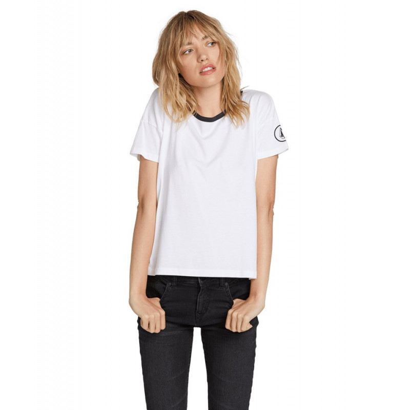 Volcom One Of Each Women's T-Shirt White