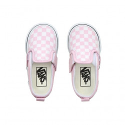 Vans Slip-On V Toddler Zapatillas Checkerboard Lilac Nieve/True White