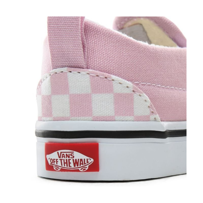 Vans Slip-On V Toddler Chaussures Checkerboard Lilac Neige/True White
