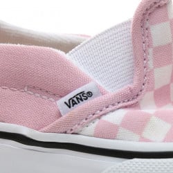 Vans Slip-On V Toddler Shoes Checkerboard Lilac Snow/True White