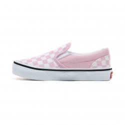 Vans Classic Slip-On Kids Shoes (Checkerboard) Lilac Snow/True White
