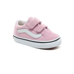 Vans Old Skool V Toddler Shoes Lilac Snow/True White