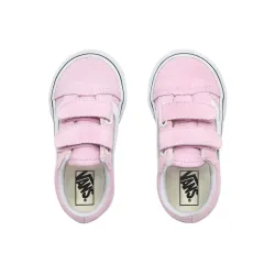 Vans Old Skool V Toddler Shoes Lilac Snow/True White