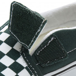 Vans Slip-On V Toddler Zapatillas Checkerboard Trekking Green/True White