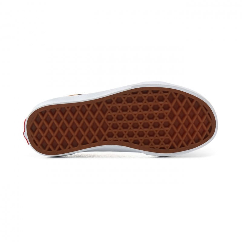 Vans Old Skool Kids Shoes (Vintage Camo) Chocolate torte/True White