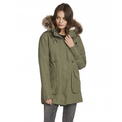Volcom Less is more Women Jacket Army Green Combo