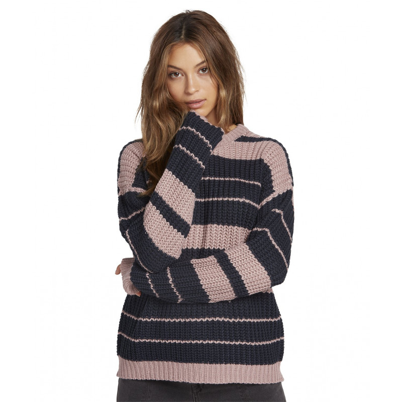Volcom Move On Up Women Sweater Faded Mauve Volcom Move On Up Women Sweater Faded Mauve