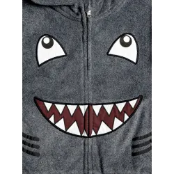 Quiksilver Fraser Coen Reversible Shark Zip Hoodie Tarmac Kids