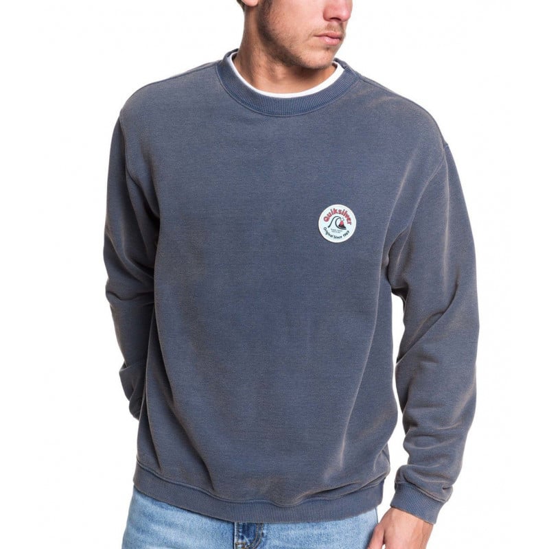 Quiksilver Sweet As Slab Crew Moonlit Ocean Quiksilver Sweet As Slab Crew Moonlit Ocean