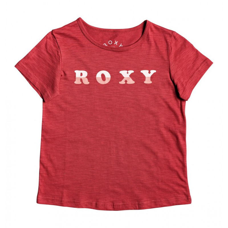 Roxy Sea And Love Kids T-Shirt Deep Claret