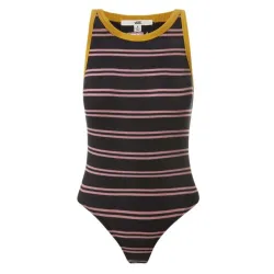 Vans Lizzie Armanto Stripe Women's Bodysuit Black-Golden Palm