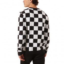 Vans Checker Sweater BlackWhite Vans Checker Sweater BlackWhite