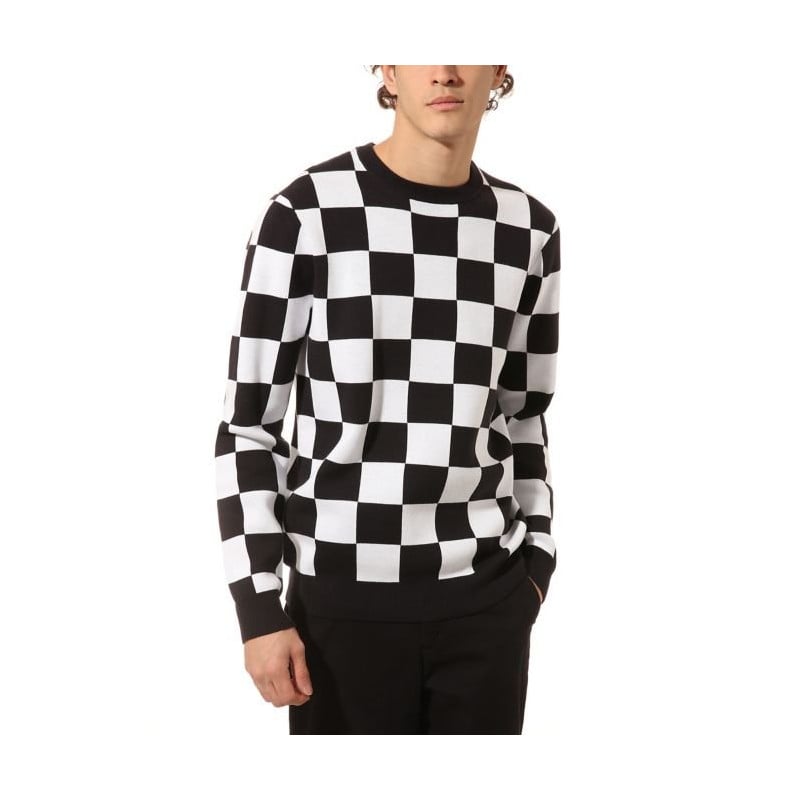 checkered vans sweater