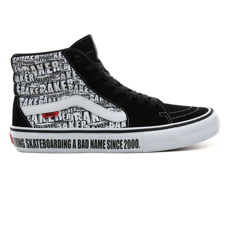 Vans x Baker Sk8-Hi Pro Shoes Black/White