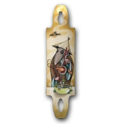 Restless Splinter 38 "Dinner Time" - Longboard Deck