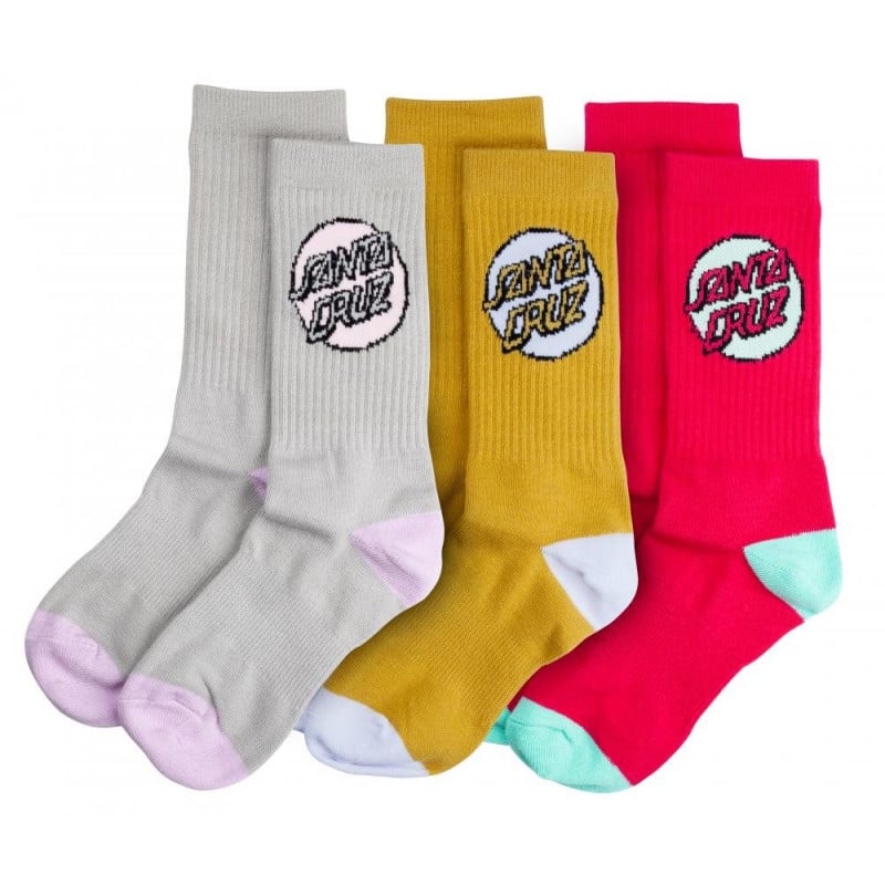 Santa Cruz Pop Dot Women Sock 3pack Santa Cruz Pop Dot Women Sock 3pack