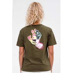 Santa Cruz Hand Blocker Women T-Shirt Military Green