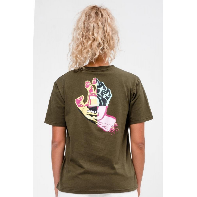 Santa Cruz Hand Blocker Women T-Shirt Military Green Santa Cruz Hand Blocker Women T-Shirt Military Green
