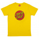 Santa Cruz Kids Classic Dot T-Shirt Yellow
