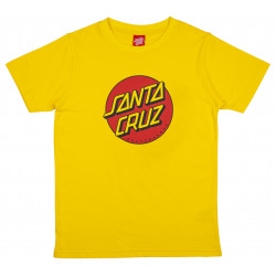 Santa Cruz Kids Classic Dot T-Shirt Yellow