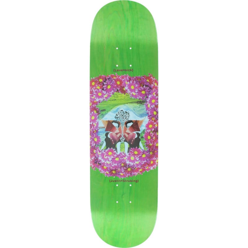 Lovesick Strubing Flowers Green 8.38" - Skateboard Deck Lovesick Strubing Flowers Green 8.38" - Skateboard Deck