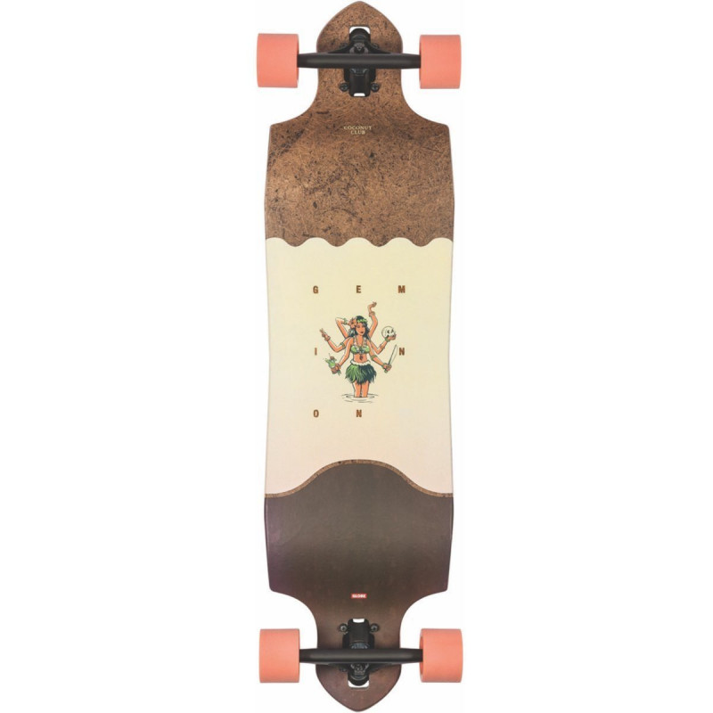 Globe Geminon Micro Drop Coconut/Hula 37.5" - Longboard Complete Globe Geminon Micro Drop Coconut/Hula 37.5" - Longboard Complete