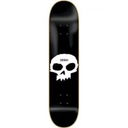 Zero Single Skull Black White 8.0" Deck
