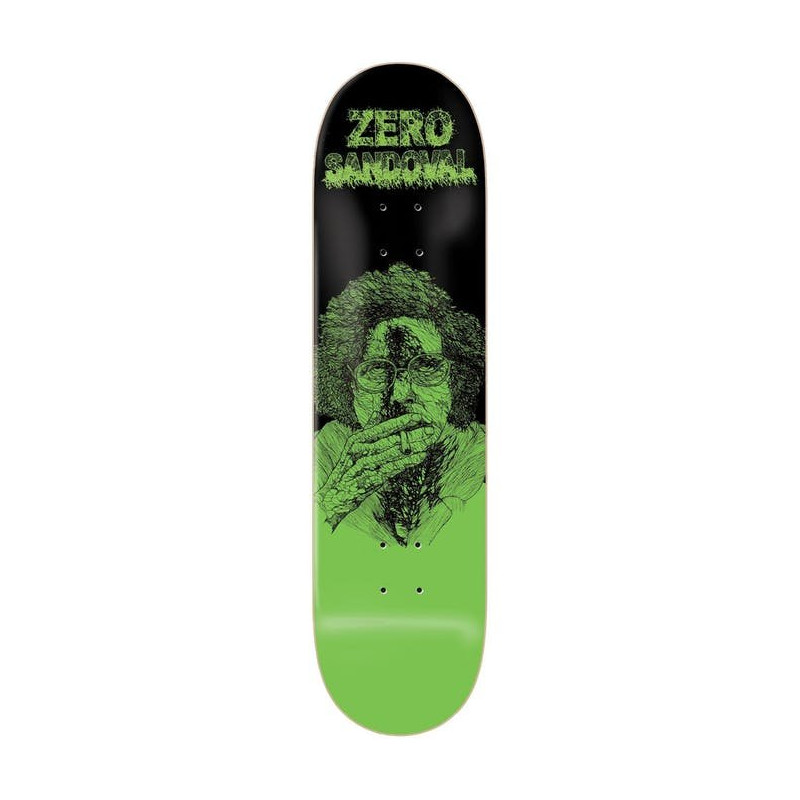 Zero Sandoval Zombie Green 8.125" - Skateboard Deck Zero Sandoval Zombie Green 8.125" - Skateboard Deck