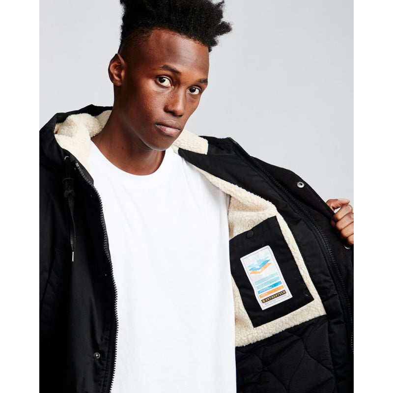 Element Roghan Parka Flint Black