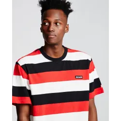 Element Primo Striped T-Shirt Fire Red