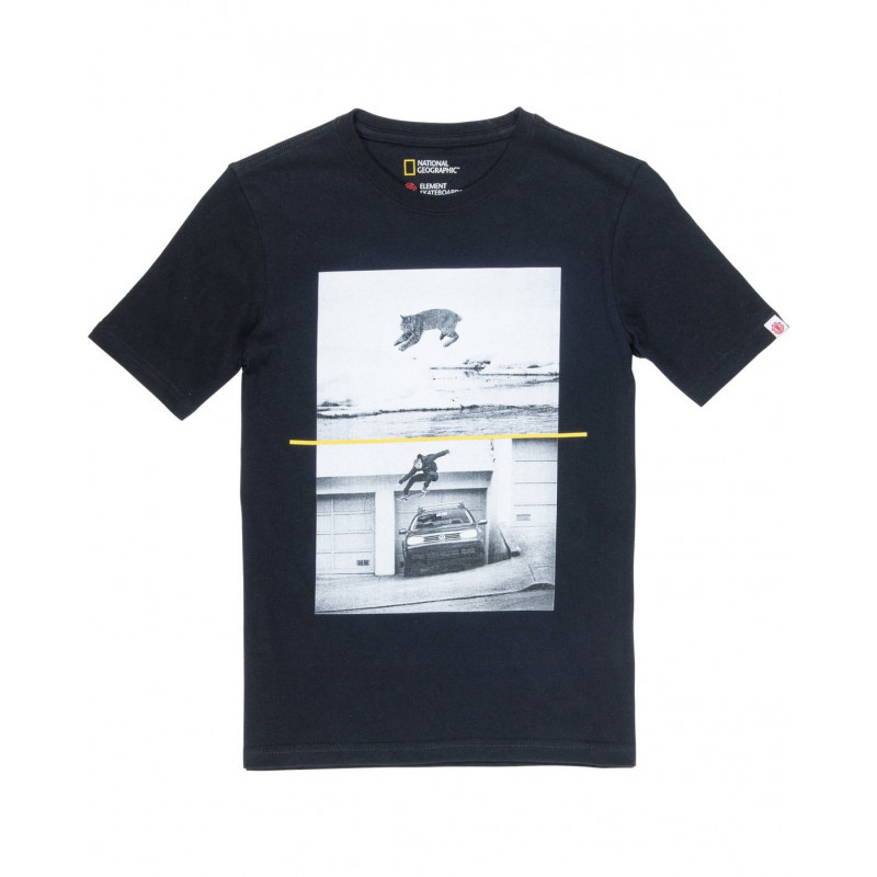 Element Bobcat Westgate Kids T-Shirt Flint Black Element Bobcat Westgate Kids T-Shirt Flint Black
