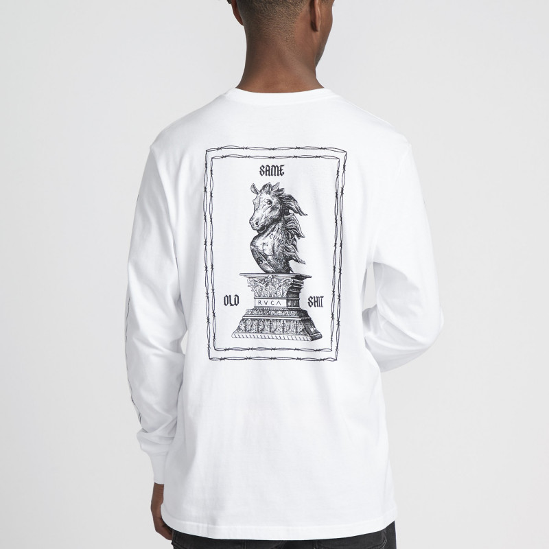 RVCA JJ Mix Longsleeve White at Europe 