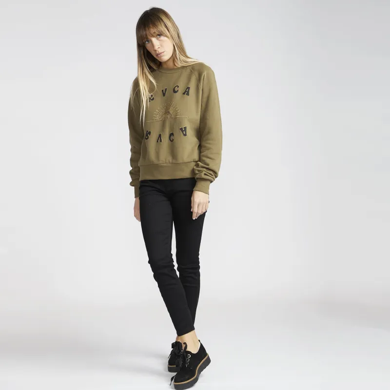 RVCA Sunshine Crew Brown