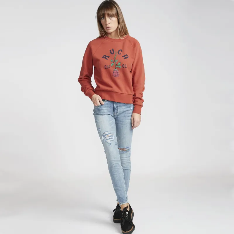 RVCA Rosie Crew Red