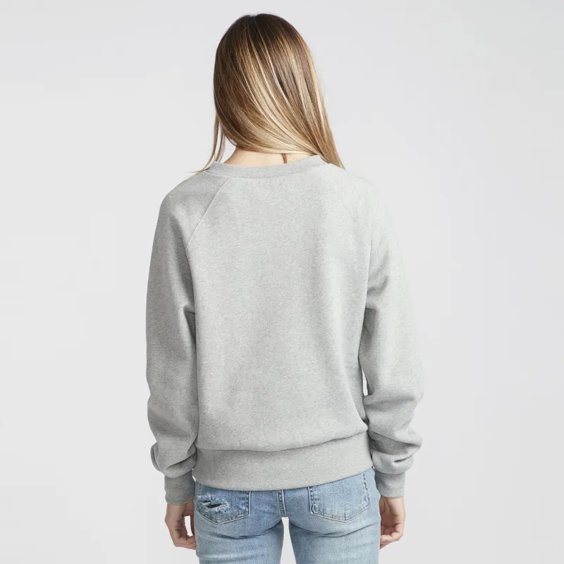 RVCA Slacker Crew Grey