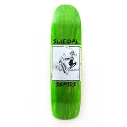 Dogtown Suicidal Skates Pool Skater 8.5" Lime- Deck Only