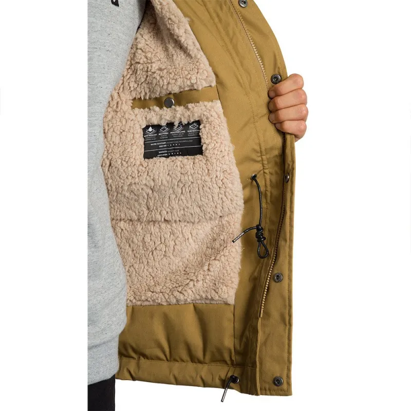 Volcom Lidward 5k Jacket Dark Khaki