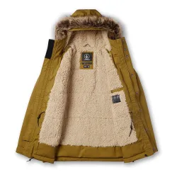 Volcom Lidward 5k Jacket Dark Khaki