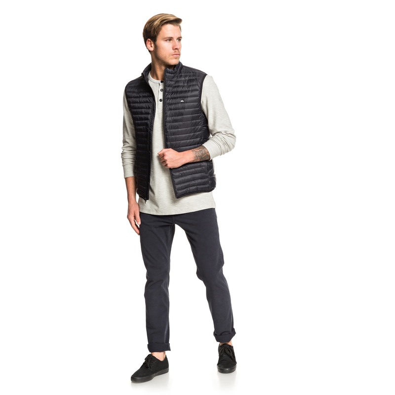 Quiksilver Scaly Sleeveless Body Warmer Black