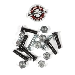 Independent Hardware 7/8" Black/Silver Phillips Bolts