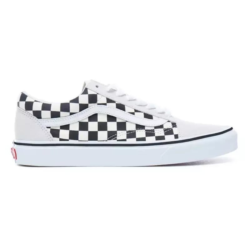 Vans Old Skool Checkerboard White/Black Chaussures