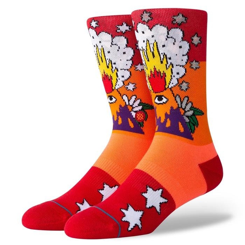 Stance Surf Skate Cavolo Volcano Socks Stance Surf Skate Cavolo Volcano Socks