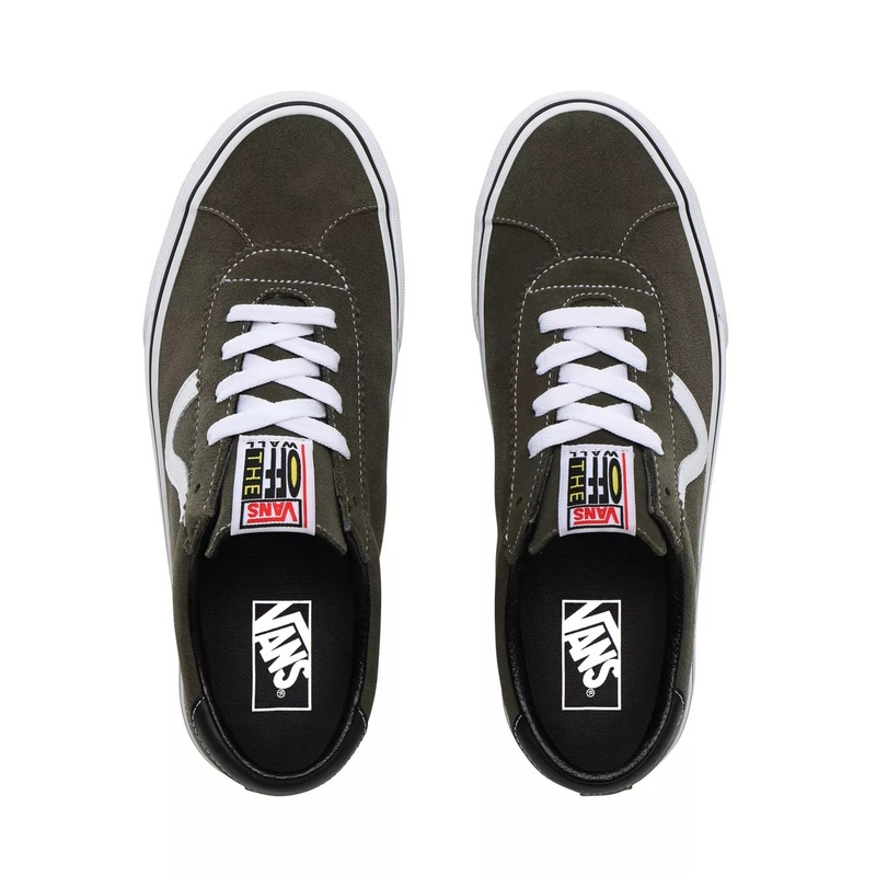 Vans Suede Sport Shoes Grape Leaf/True White