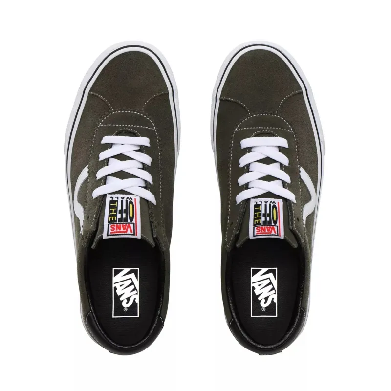 Vans Suede Sport Shoes Grape Leaf/True White
