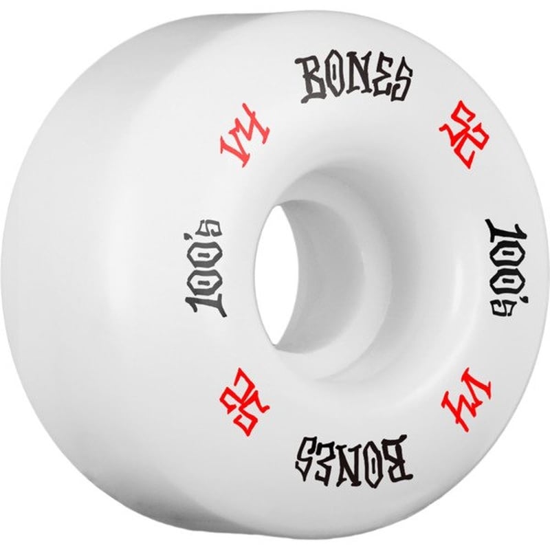 Bones 100's 12 White V4 52mm Ruote Bones 100's 12 White V4 52mm Ruote