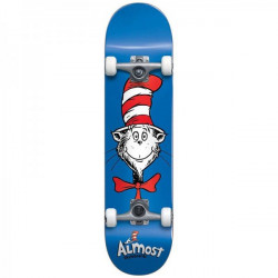Almost x Dr. Seuss Cat Face First Push Blue 7.875" - Complete