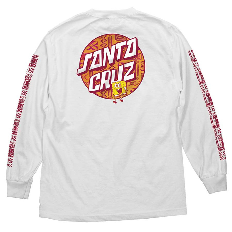 Santa Cruz Spongebob Lounge Longsleeve White Santa Cruz Spongebob Lounge Longsleeve White