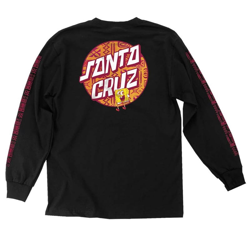 Santa Cruz Spongebob Lounge Longsleeve Black Santa Cruz Spongebob Lounge Longsleeve Black